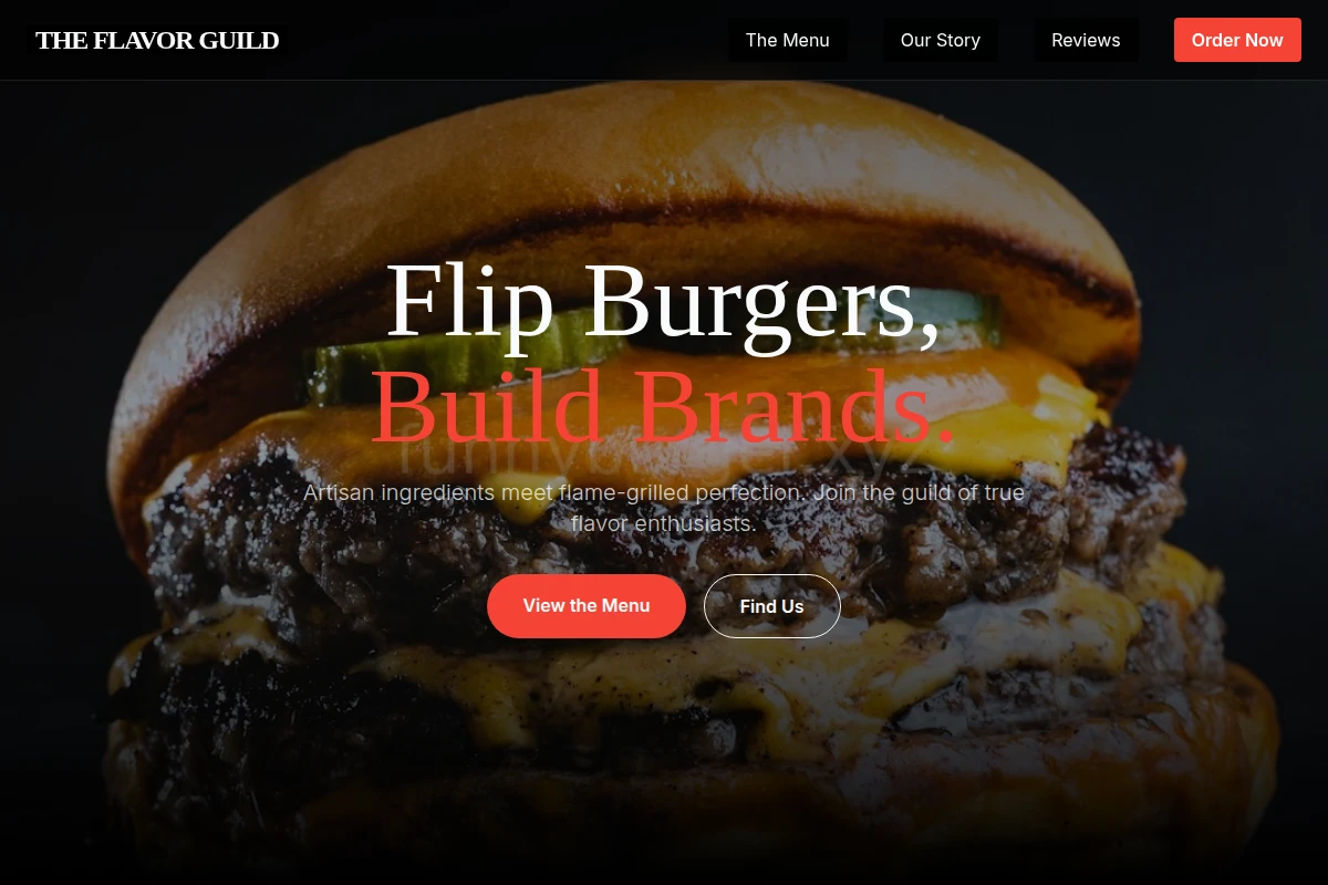 Menu Burger