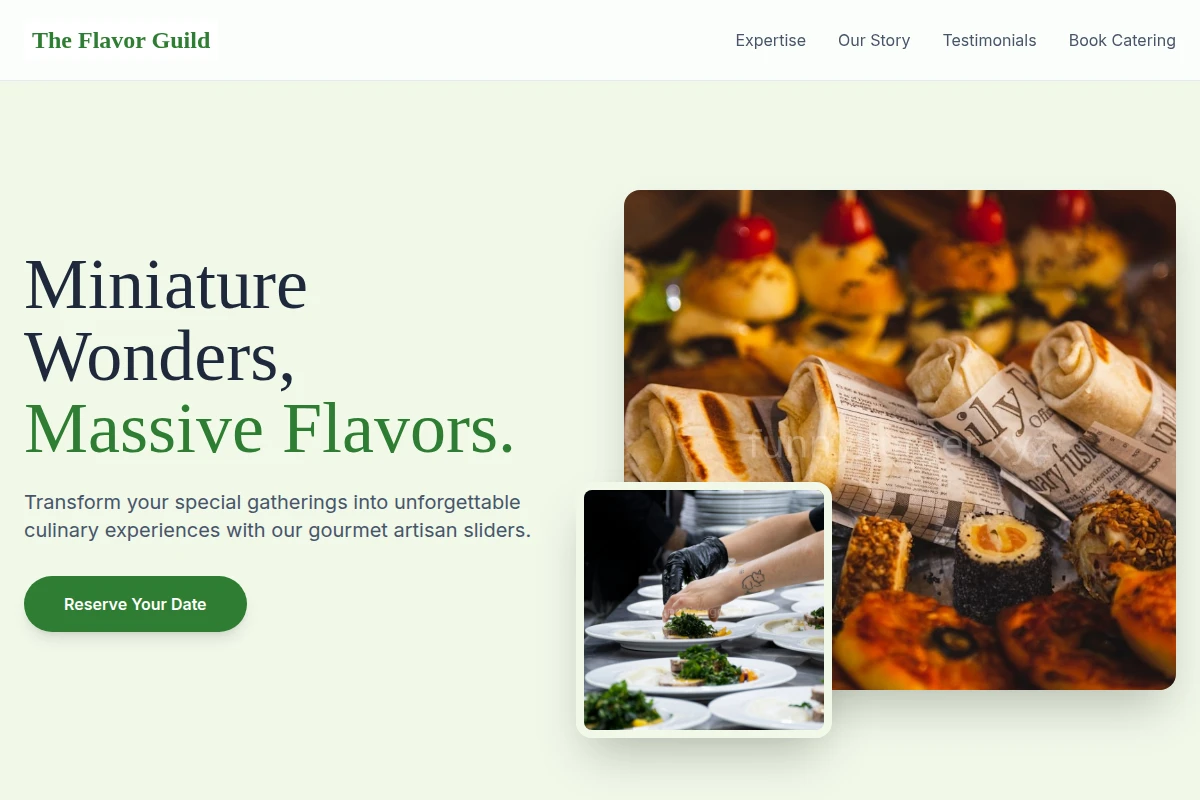 Slider Catering