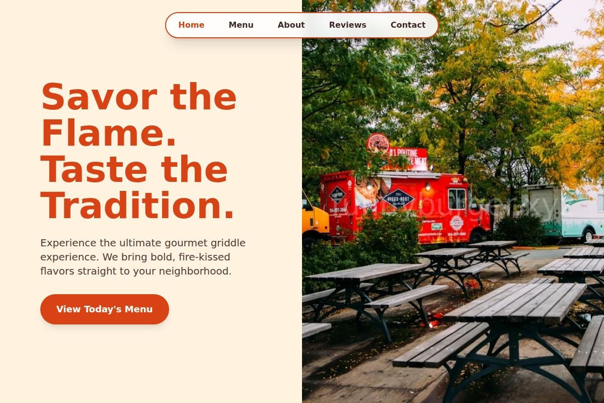 Griddle Food Truck
