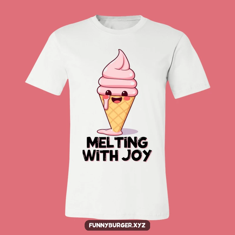 Funny Ice Cream Shirt: Melting Glee Foodie Tee, Perfect Humorous Gift